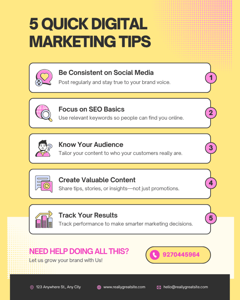 Quick Digital Marketing Tips for Business Growth