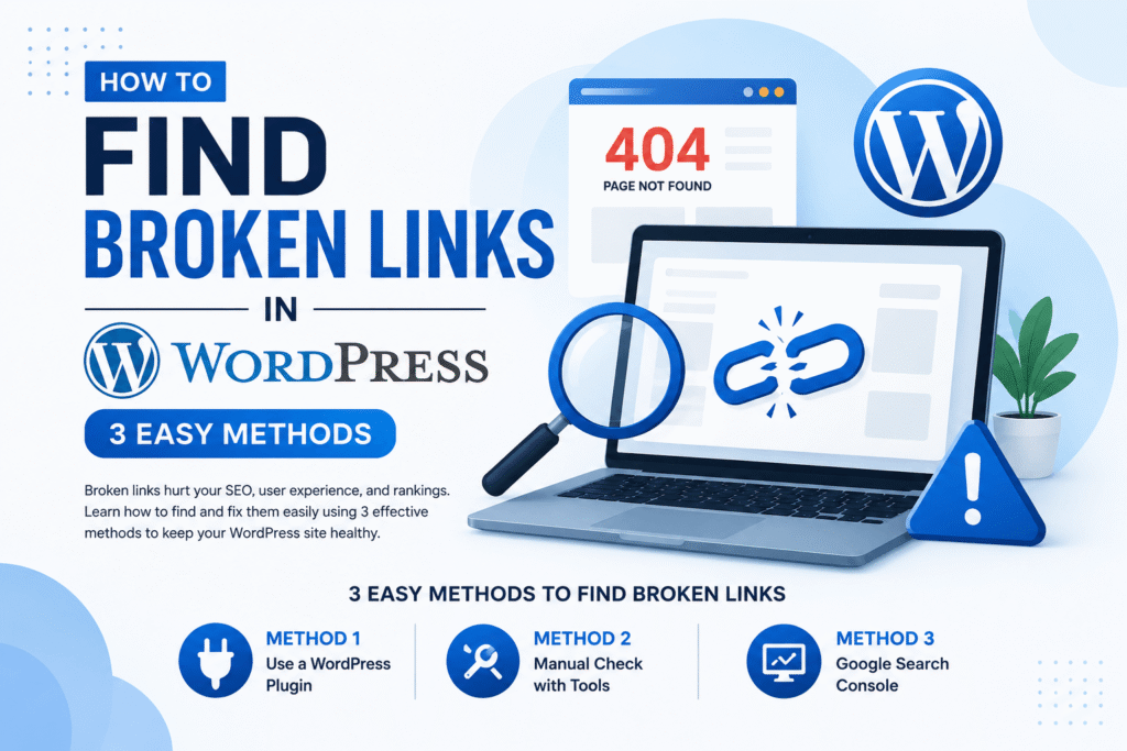 how to find broken links in wordpress