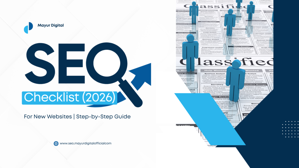 seo checklist for new website